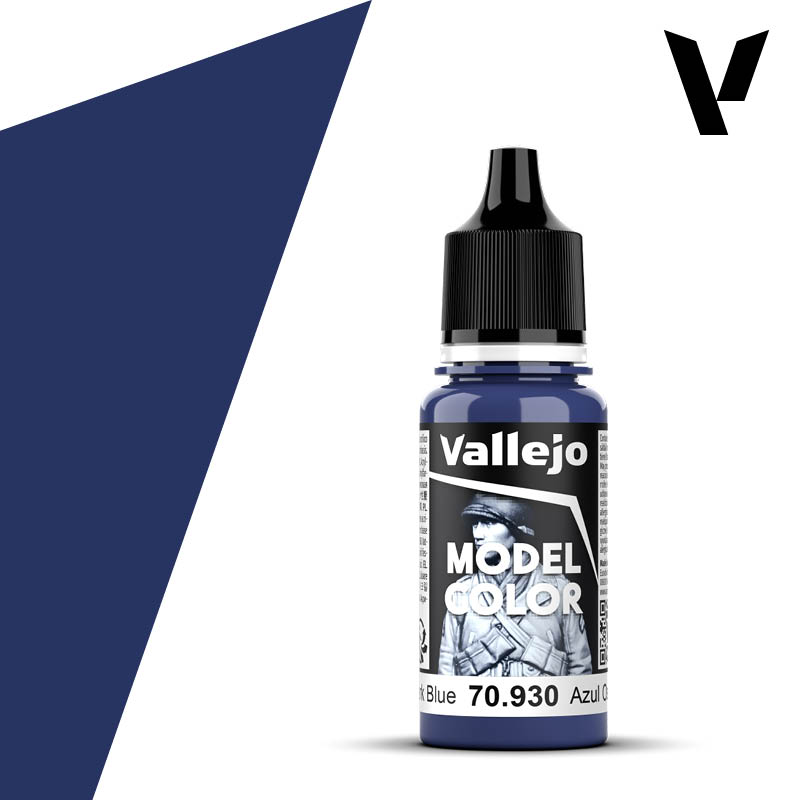 Vallejo 053:MODELCOLOR 930-17ML. DARK BLUE - Al Masam Stationery LLC Main image