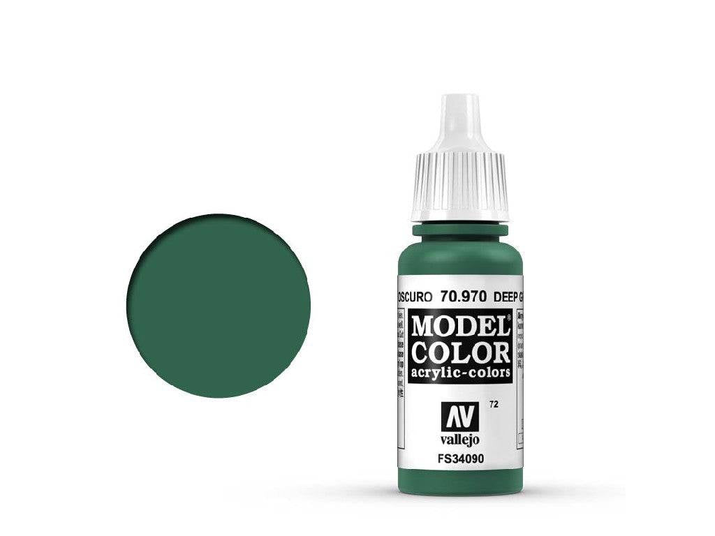 Vallejo 072:MODELCOLOR 970-17ML. DEEP GREEN - Al Masam Stationery LLC
