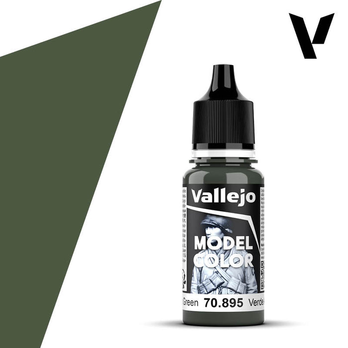 Vallejo 088:MODELCOLOR 895-17ML. GUNSHIP GREEN - Al Masam Stationery LLC