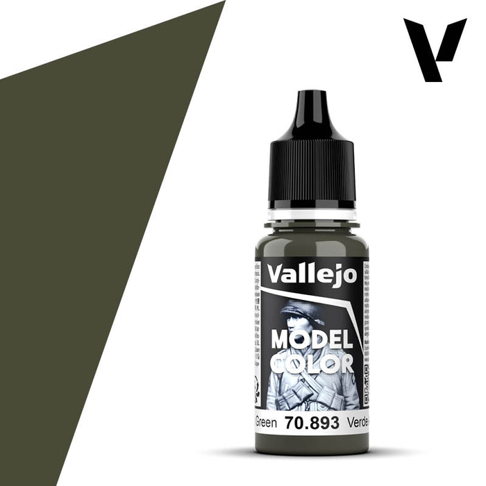 Vallejo 095:MODELCOLOR 893-17ML. US DARK GREEN - Al Masam Stationery LLC