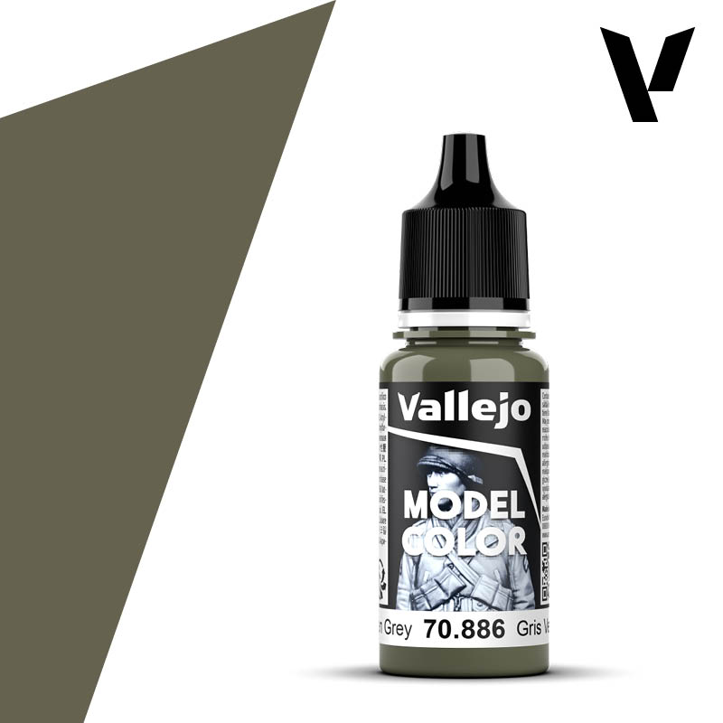 Vallejo 101:MODELCOLOR 886-17ML. GREEN GREY - Al Masam Stationery LLC Main image