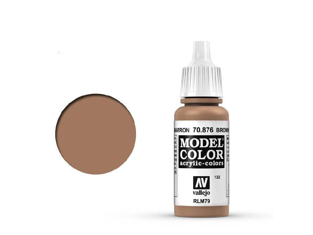 Vallejo 132:MODELCOLOR 876-17ML. BROWN SAND - Al Masam Stationery LLC