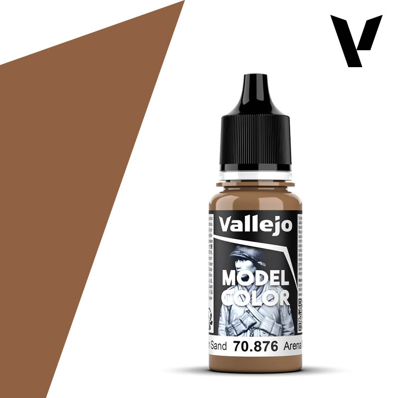 Vallejo 132:MODELCOLOR 876-17ML. BROWN SAND - Al Masam Stationery LLC