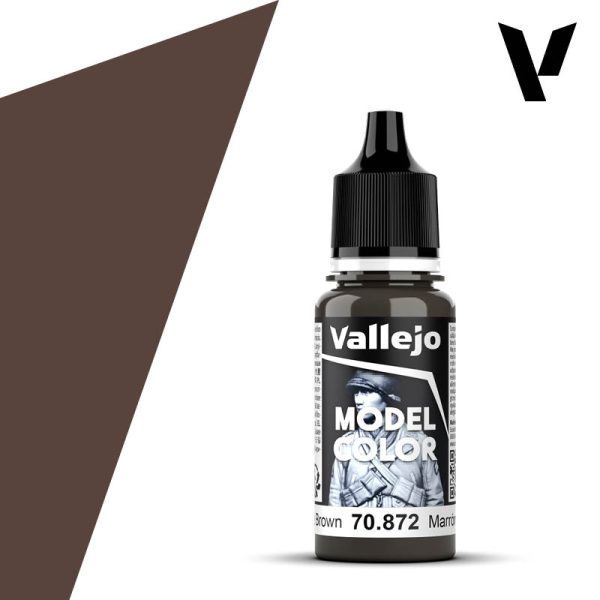 Vallejo 149:MODELCOLOR 872-17ML. CHOCOLATE BROWN - Al Masam Stationery LLC