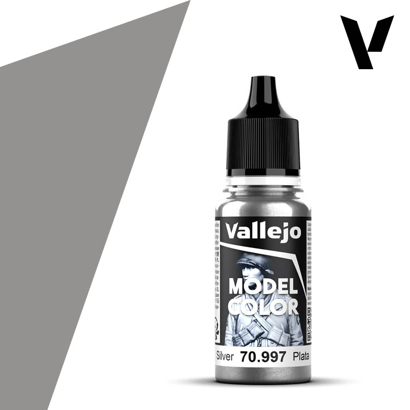 Vallejo 171:MODELCOLOR 997-17ML. SILVER - Al Masam Stationery LLC