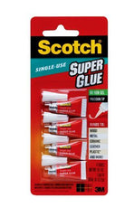 Scotch Super Glue Gel AD119. 0.017 oz each (0.48gr.)