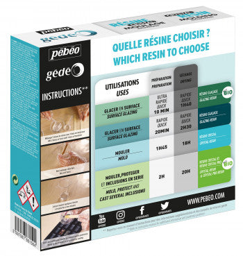 PEBEO 6  KIT CRYSTAL RESIN 150ML - Al Masam Stationery LLC