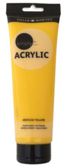 Simply Acrylic 250 ml Tube Medium Yellow - Al Masam Stationery LLC