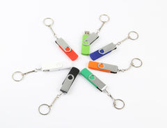 Full Colour Metal Plastic Swivel Phone USB - Al Masam Stationery LLC