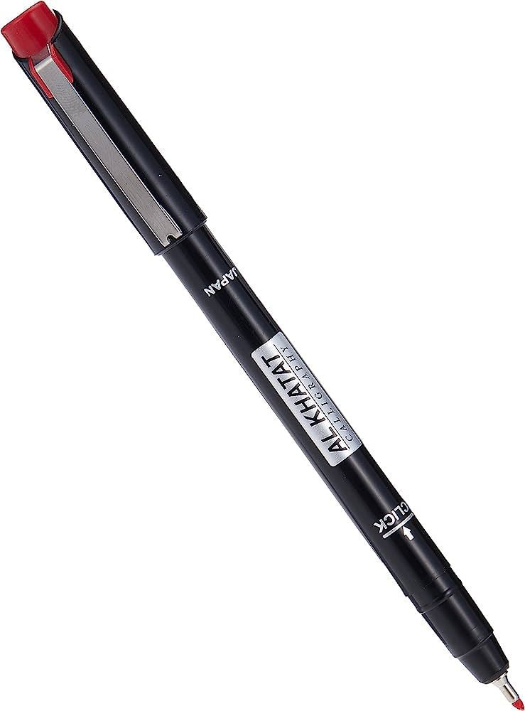 Al Khatat Calligraphy Pen 2.0 Red - Al Masam Stationery LLC Main image