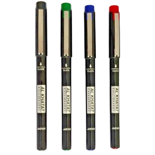 Al Khatat Calligraphy Pen 3.0 Wallet of 4 Colors - Al Masam Stationery LLC Main image