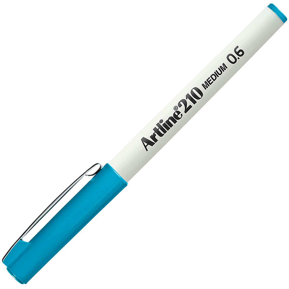 Artline Pen , 0.6mm Blue (210) - Al Masam Stationery LLC Main image