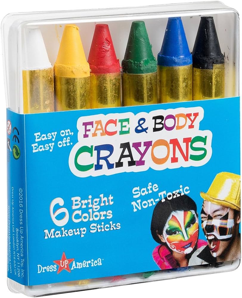 Face Paint Crayon Type 6 color Pack - Al Masam Stationery LLC Main image