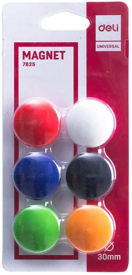 Solid Color Magnet 4cm 8pc blister pack - Al Masam Stationery LLC Main image