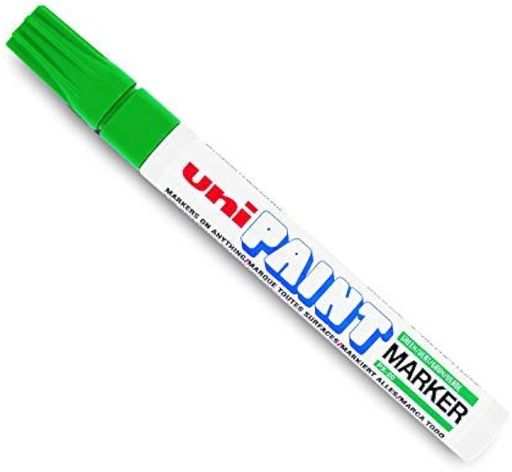Uni PX20 Paint Marker Bullet tip LightGreen - Al Masam Stationery LLC Main image