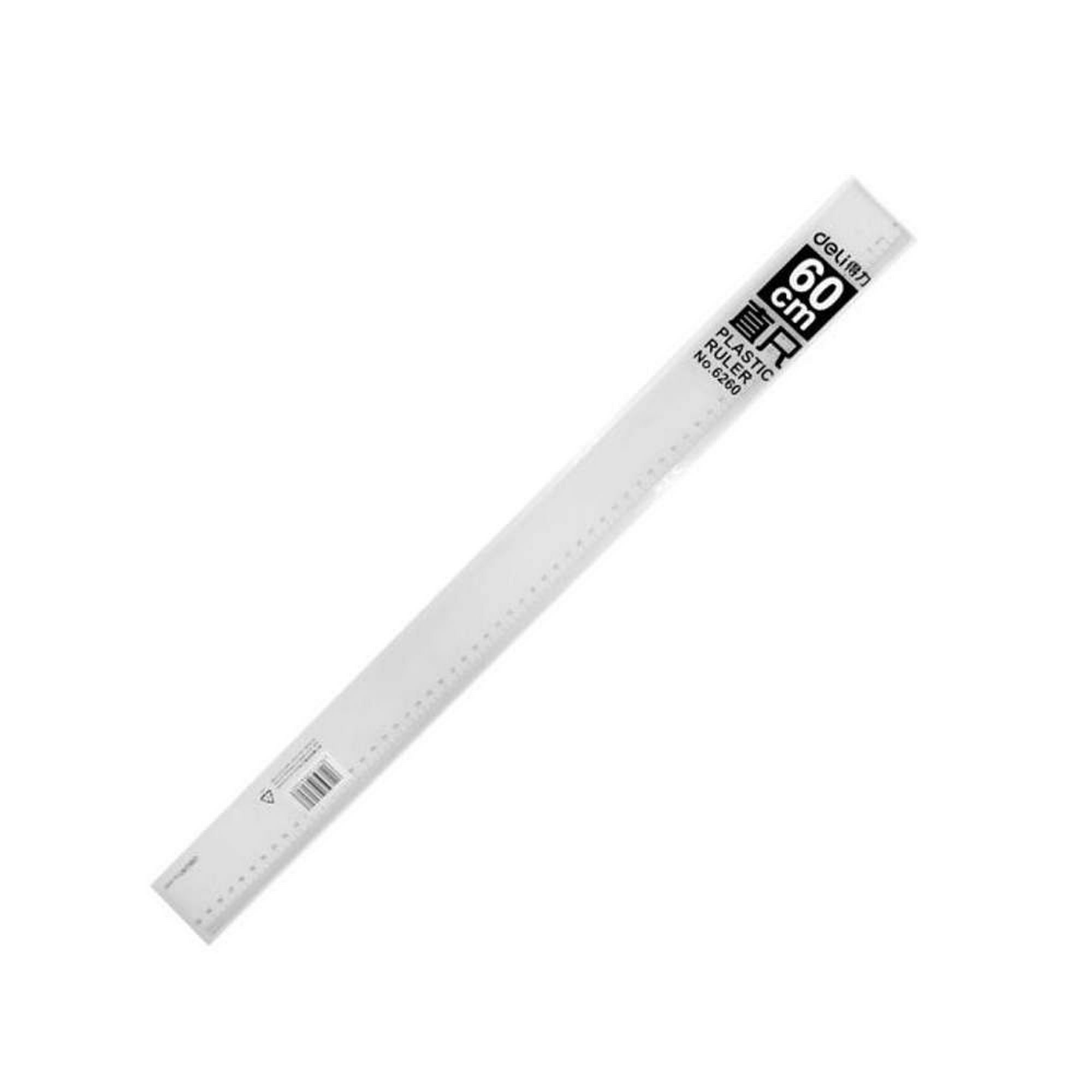 Clear Straight Ruler 60cm (6260) Deli