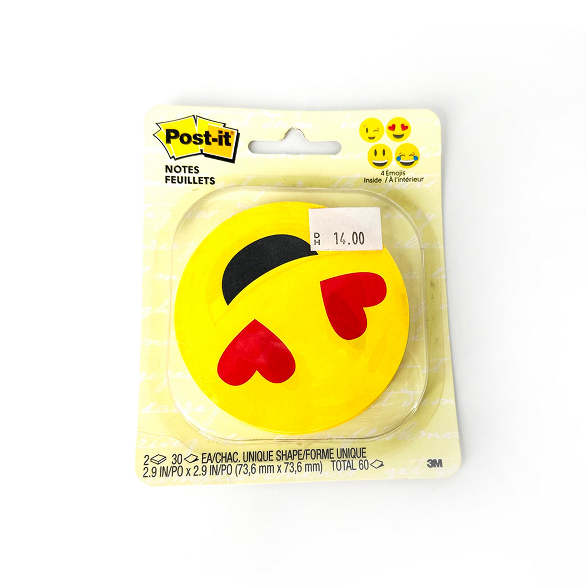 3M EMOJI Die Cut Notes