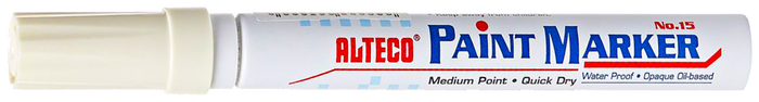 ALTECO PAINT MARKER - WHITE