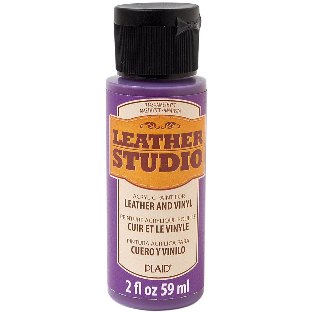 Leather Studio Paint Amethyst 2 Oz. - Al Masam Stationery LLC