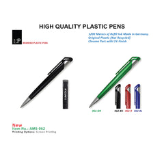 AMS-062 - Plastic pens - Al Masam Stationery LLC