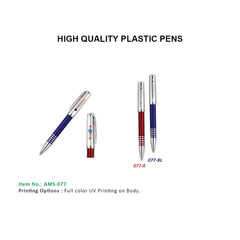 AMS-077 (Plastic pens) - Al Masam Stationery LLC