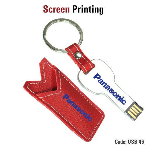 Keychain USB with Leather Case - Al Masam Stationery LLC Main image
