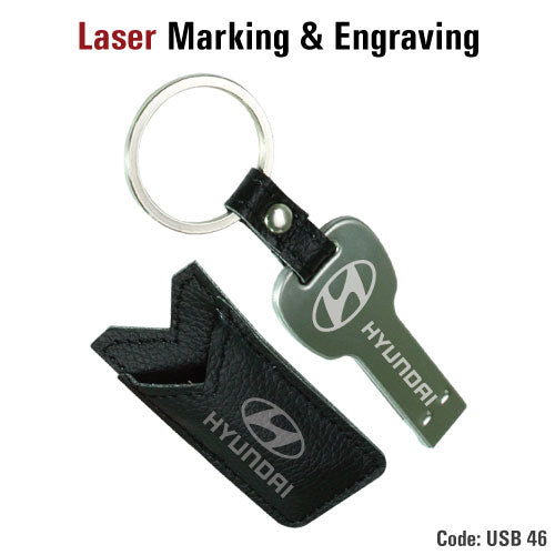 Keychain USB with Leather Case Secondary image