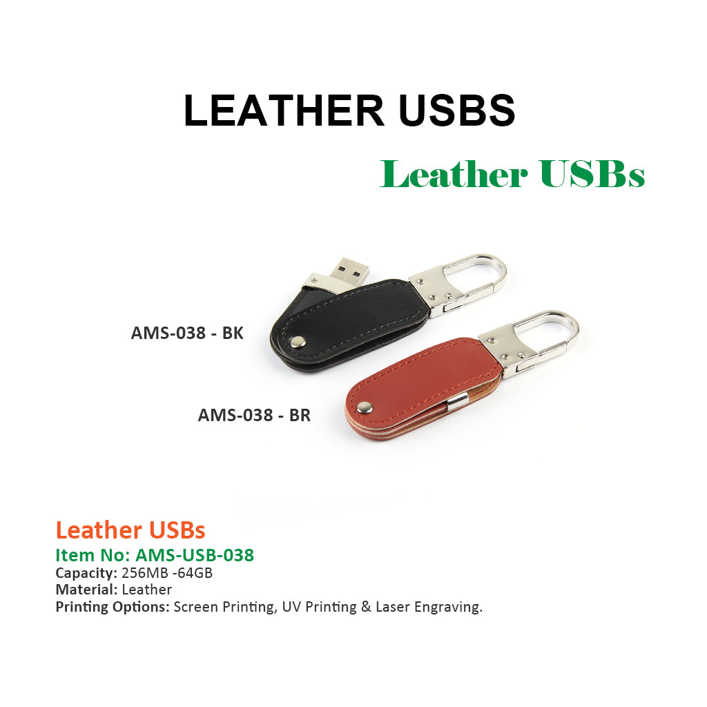 Leather USBs - Model 3 Secondary image