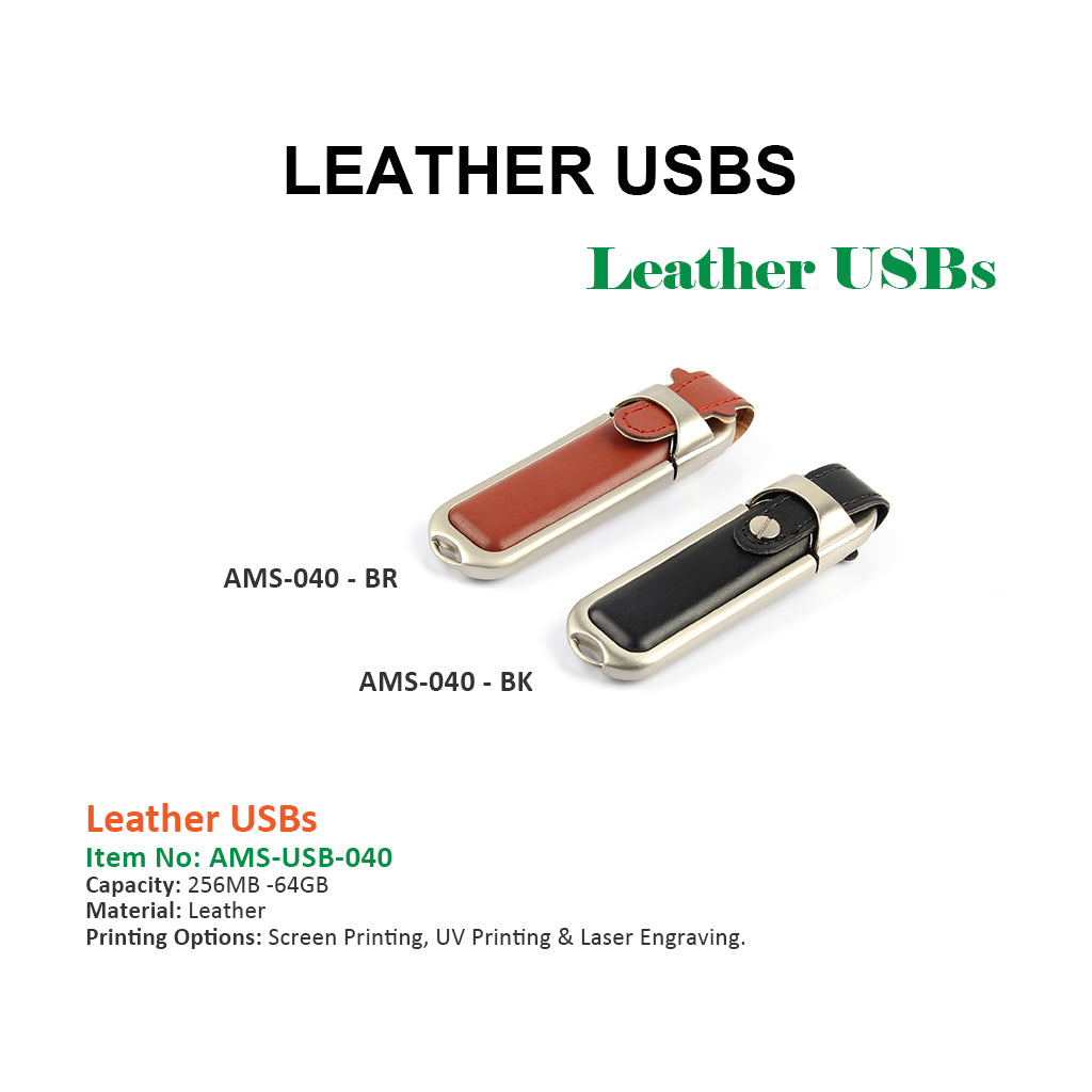 Leather USBs - Model 4 Secondary image