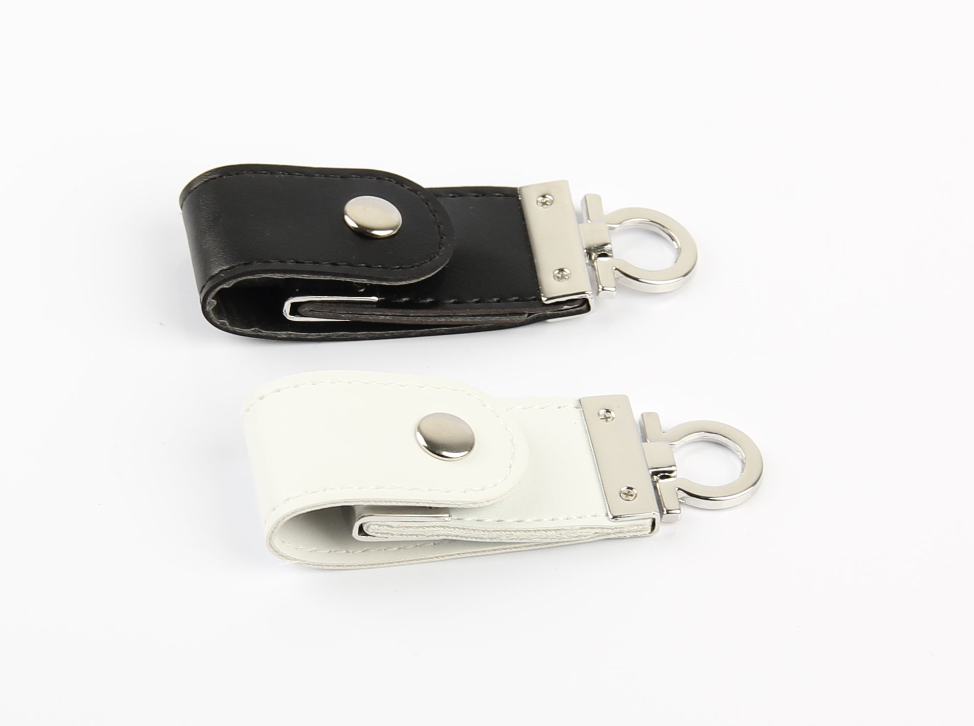 Leather USBs with Eyelet Button - Al Masam Stationery LLC Main image