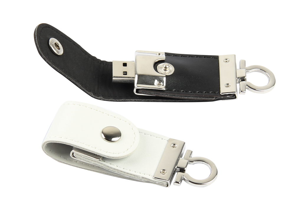 Leather USBs with Eyelet Button - Al Masam Stationery LLC