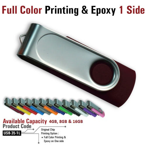 Swivel USBs Full Color 1 side - Al Masam Stationery LLC Main image