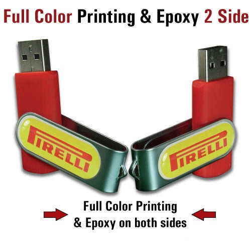 Swivel USBs Full Color - Al Masam Stationery LLC Main image