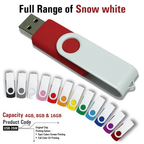 Swivel USBs Full Color UV Printing - Al Masam Stationery LLC Main image