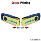 Swivel USBs gold shine - Al Masam Stationery LLC