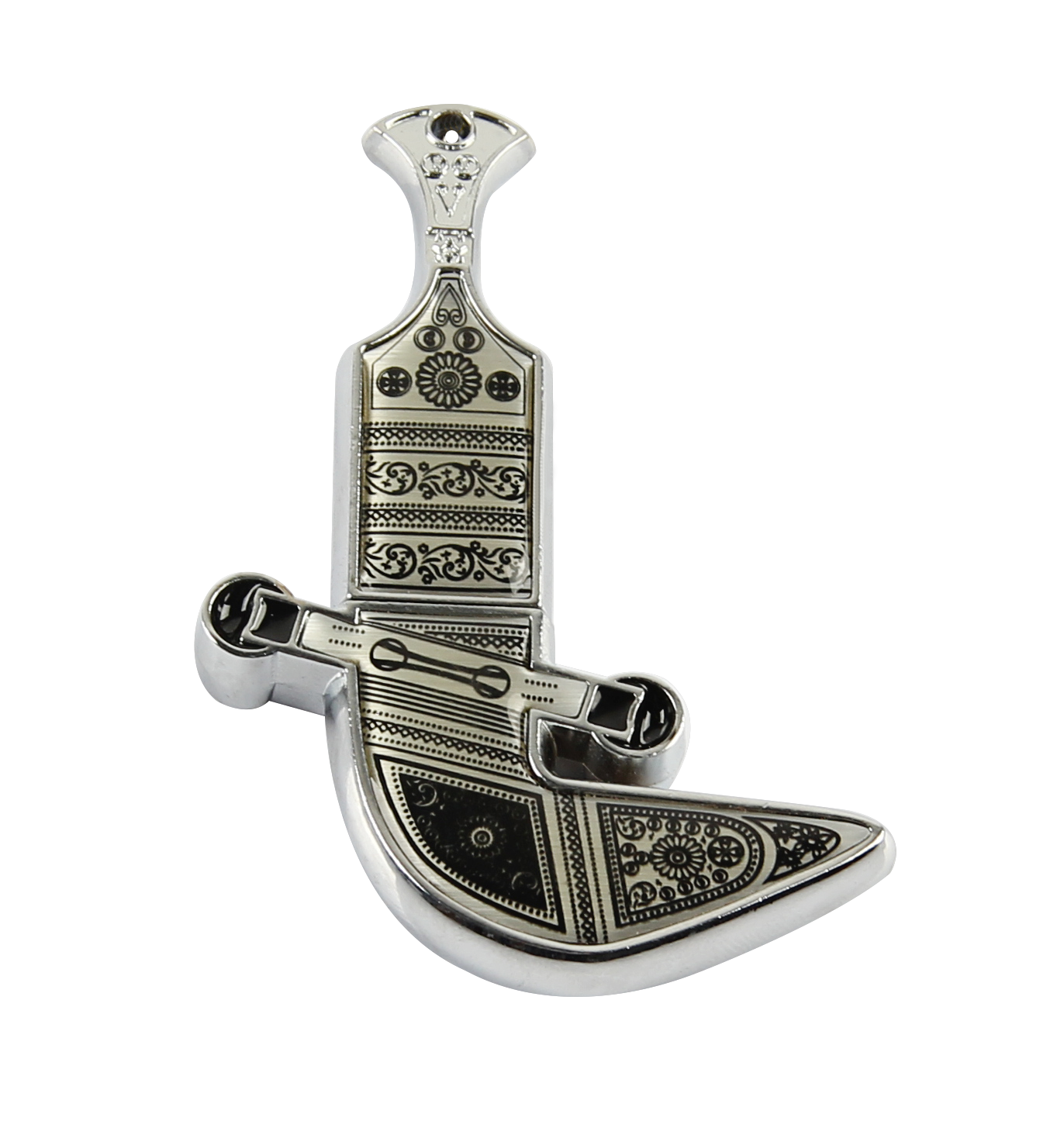 Metal Khanjar USB Silver - Al Masam Stationery LLC Main image