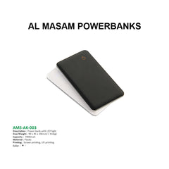 AMS-AK-003 - Powerbank with LED light - Al Masam Stationery LLC