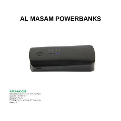 AMS-AK-035 - Powerbank - 5200 mah - Al Masam Stationery LLC