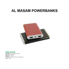 AMS-AK-038 - Smart power bank - 6000 mAh - Al Masam Stationery LLC