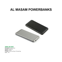 AMS-AK-055 - Sleek power bank (8400 mah) - Al Masam Stationery LLC