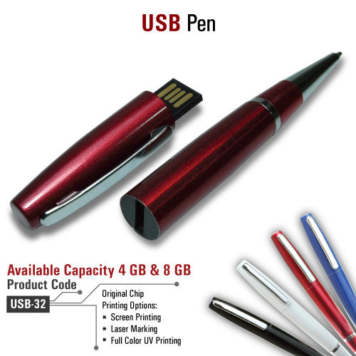 Metal 2 in 1 USB Pen - Al Masam Stationery LLC Main image
