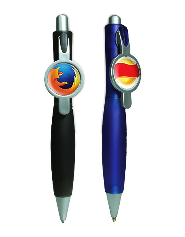 AMS- 092- Big logo plastic pen - Al Masam Stationery LLC Main image