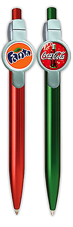 AMS-101 - Plastic Pen with Big Logo Space for Printing - Al Masam Stationery LLC