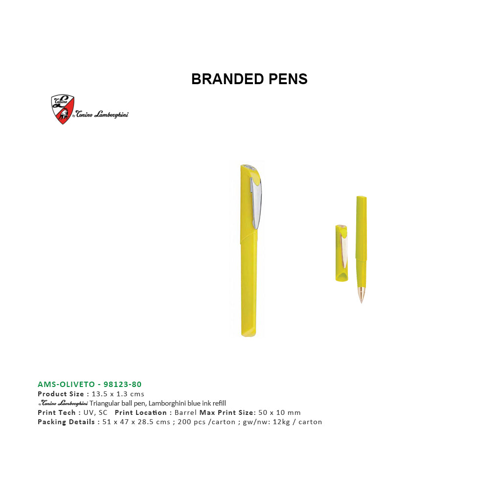 AMS - 98123-80 Oliveto Ballpen in Lamborghini Pen Box - Al Masam Stationery LLC