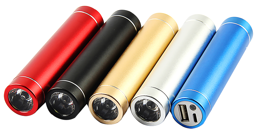 AMS-AK-032- Torch powerbank - 2600 mah - Al Masam Stationery LLC Main image