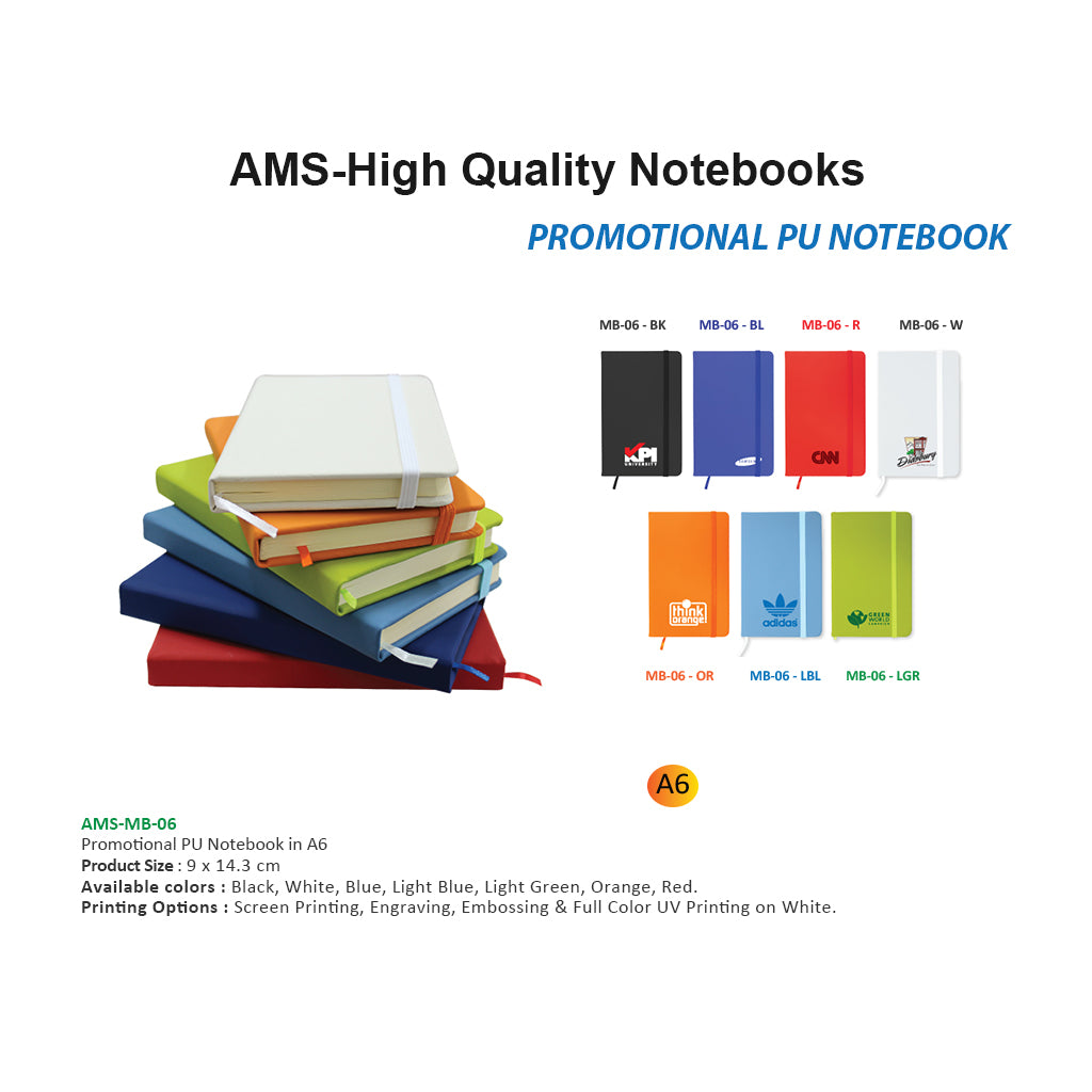 AMS-MB-06 - Promotional PU Notebook Secondary image