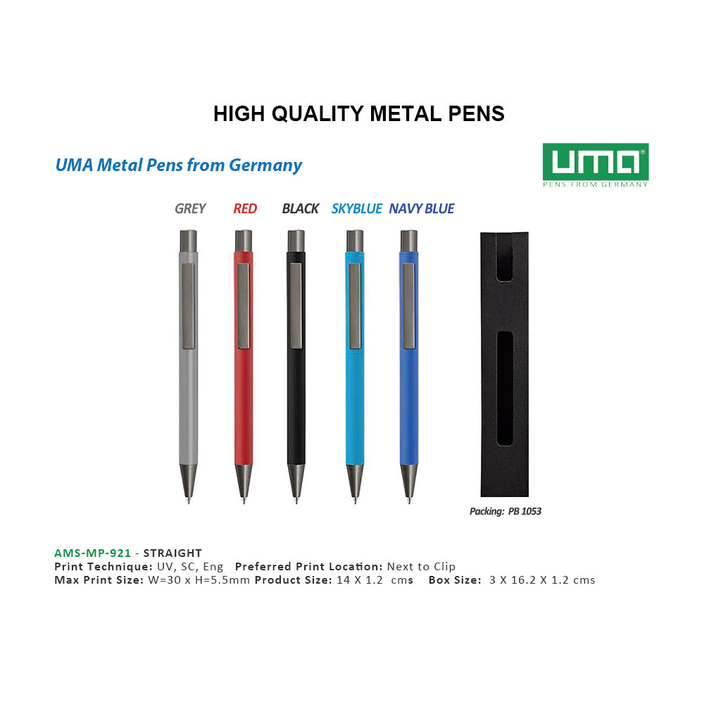 AMS - MP 921 UMA Straight Metal Pen Secondary image