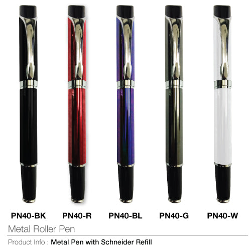 AMS-PN-40 (Triangle Shape Metal with German Refill) - Al Masam Stationery LLC