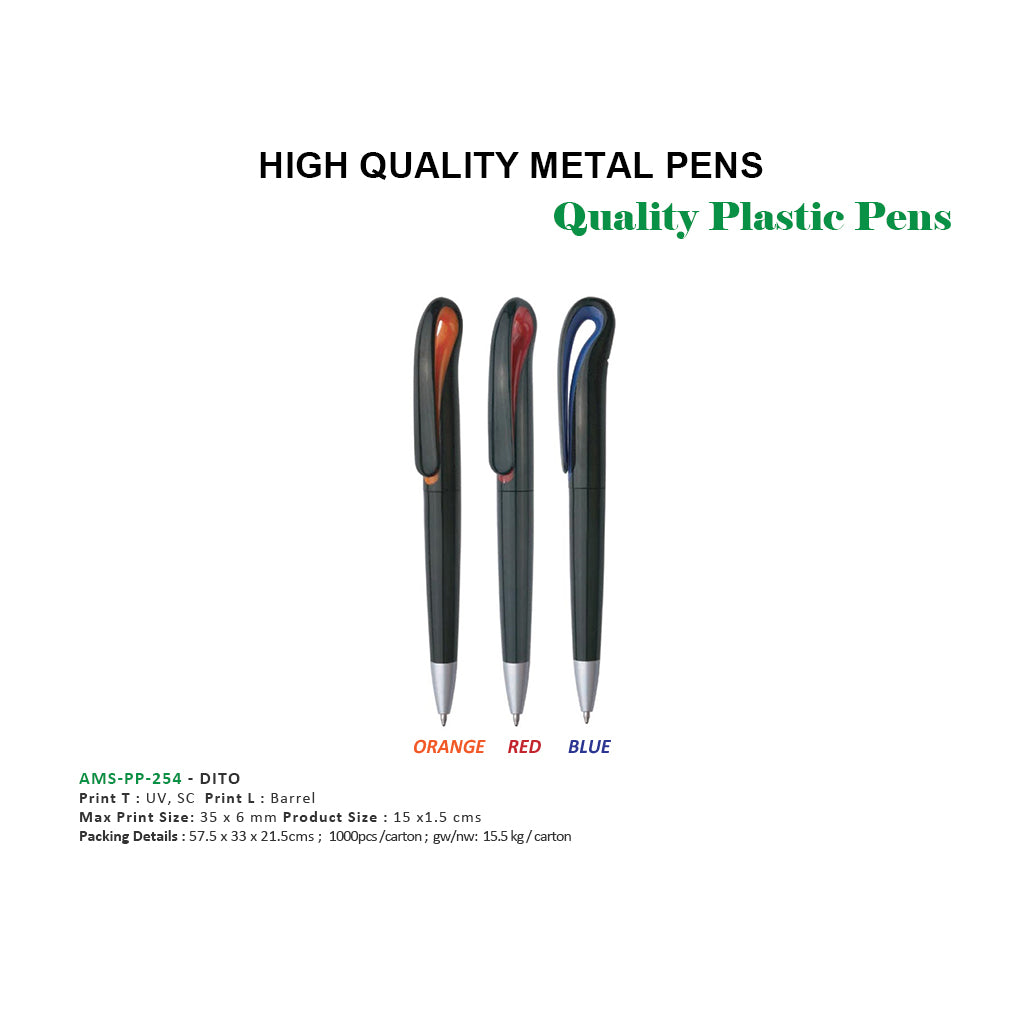 AMS-PP 254 DITO Plastic Pen Secondary image