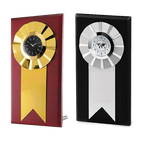 AMS- TC 666 AWARDE Metal Awards Wooden Award Clock Gold - Al Masam Stationery LLC